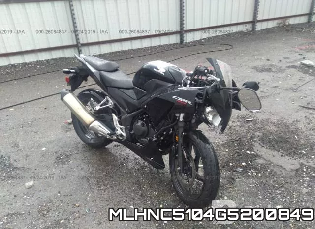 MLHNC5104G5200849 2016 Honda CBR300, R