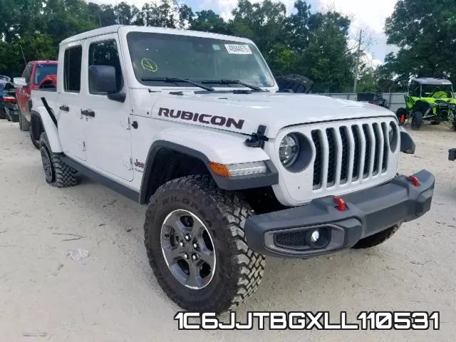 1C6JJTBGXLL110531 2020 Jeep Gladiator, Rubicon