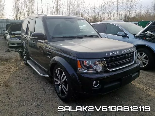 SALAK2V61GA812119 2016 Land Rover LR4, Hse Luxury