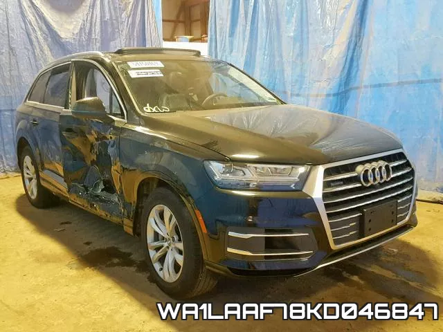 WA1LAAF78KD046847 2019 Audi Q7, Premium Plus