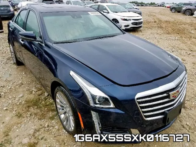 1G6AX5SSXK0116727 2019 Cadillac CTS, Luxury