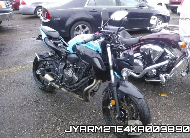 JYARM27E4KA003890 2019 Yamaha MT07