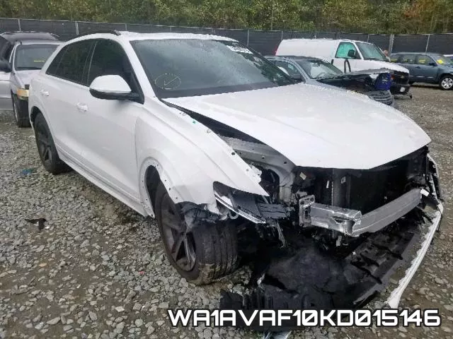 WA1AVAF10KD015146 2019 Audi Q8, Premium
