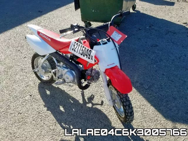 LALAE04C6K3005766 2019 Honda CRF50, F