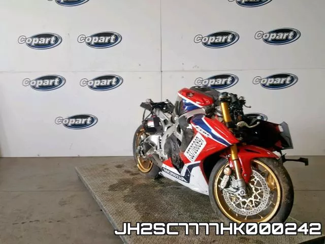 JH2SC7777HK000242 2017 Honda CBR1000, SP