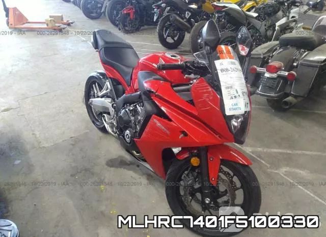 MLHRC7401F5100330 2015 Honda CBR650, F