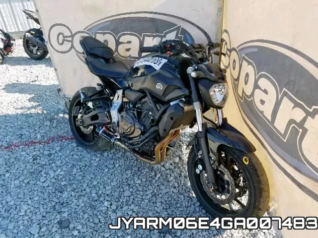JYARM06E4GA007483 2016 Yamaha FZ07