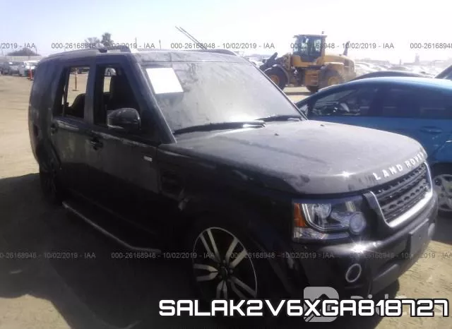SALAK2V6XGA818727 2016 Land Rover LR4, Hse Luxury