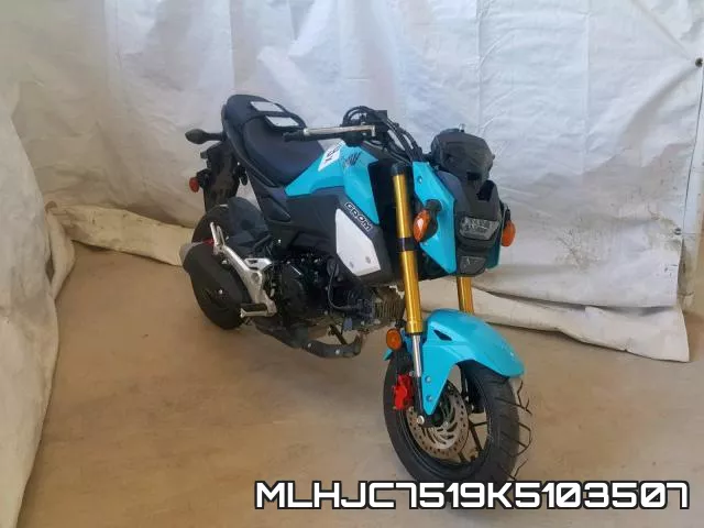 MLHJC7519K5103507 2019 Honda GROM