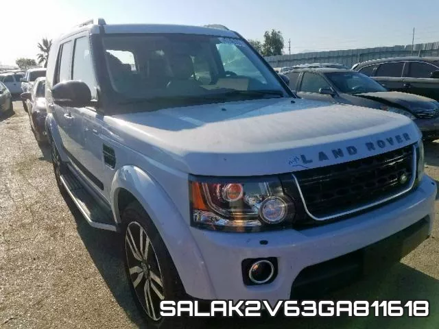 SALAK2V63GA811618 2016 Land Rover LR4, Hse Luxury