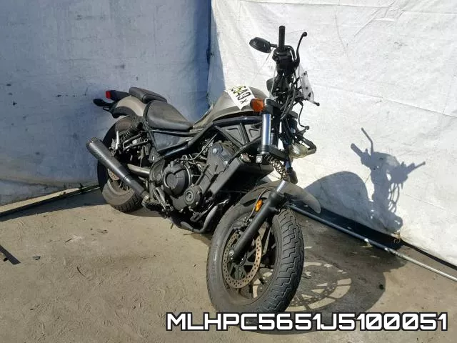 MLHPC5651J5100051 2018 Honda CMX500, A