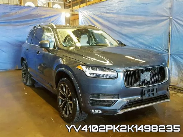 YV4102PK2K1498235 2019 Volvo XC90, T5 Momentum