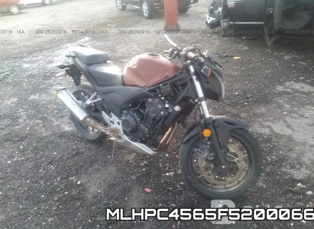 MLHPC4565F5200066 2015 Honda CB500, F