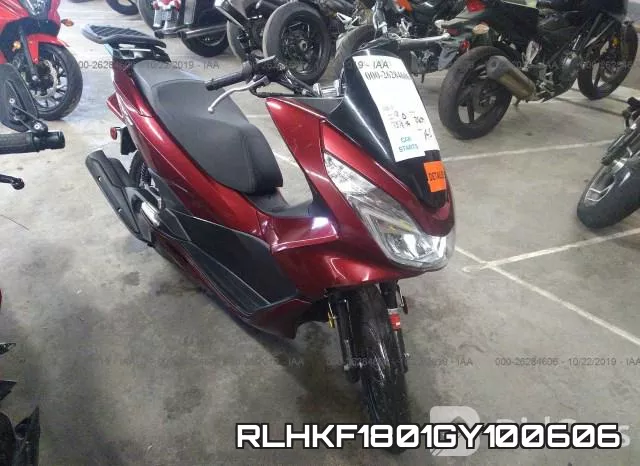 RLHKF1801GY100606 2016 Honda PCX, 150