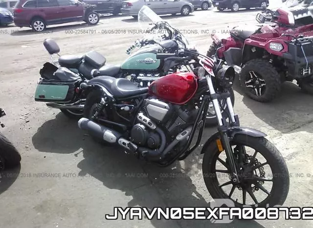 JYAVN05EXFA008732 2015 Yamaha XVS950, Cu/Cuc