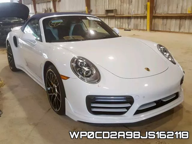 WP0CD2A98JS162118 2018 Porsche 911, Turbo