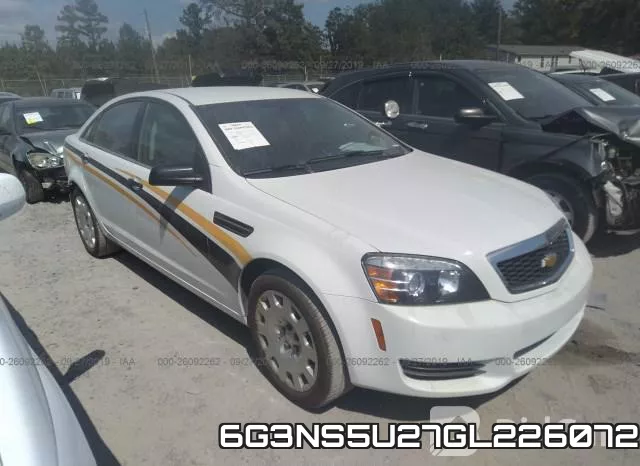 6G3NS5U27GL226072 2016 Chevrolet Caprice, Police