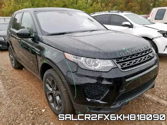 SALCR2FX6KH818090 2019 Land Rover Discovery, Hse