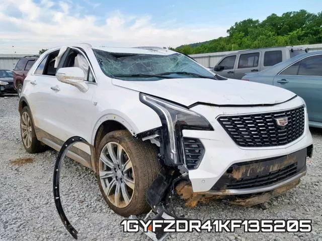 1GYFZDR41KF135205 2019 Cadillac XT4, Premium Luxury