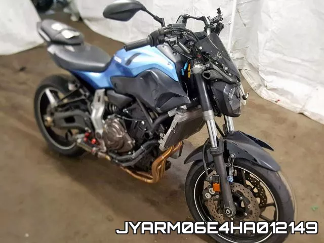 JYARM06E4HA012149 2017 Yamaha FZ07