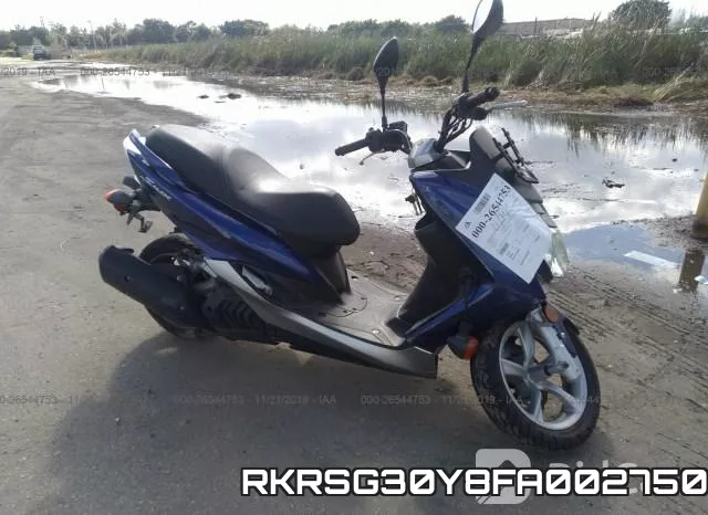 RKRSG30Y8FA002750 2015 Yamaha XC155