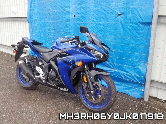 MH3RH06Y0JK017918 2018 Yamaha YZFR3