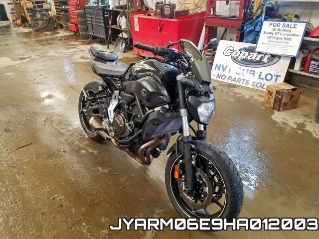 JYARM06E9HA012003 2017 Yamaha FZ07