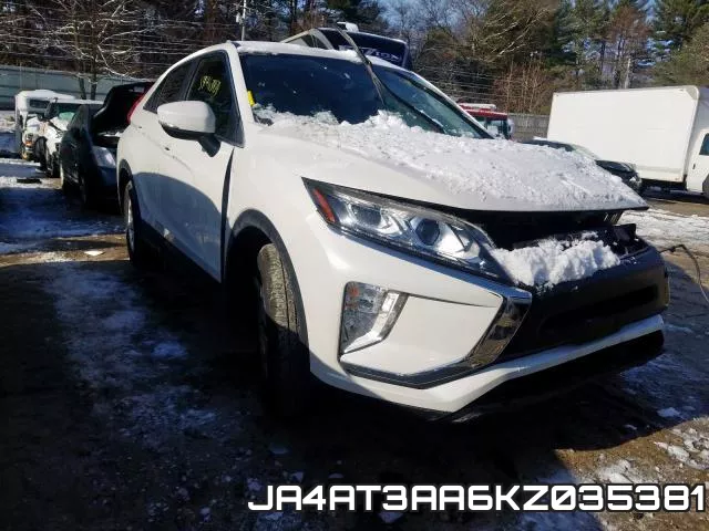 JA4AT3AA6KZ035381 2019 Mitsubishi Eclipse, ES
