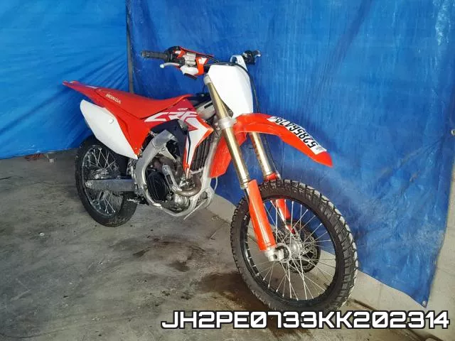 JH2PE0733KK202314 2019 Honda CRF450, R