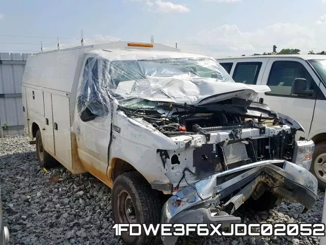 1FDWE3F6XJDC02052 2018 Ford Econoline, E350 Super Duty Cutaway Van