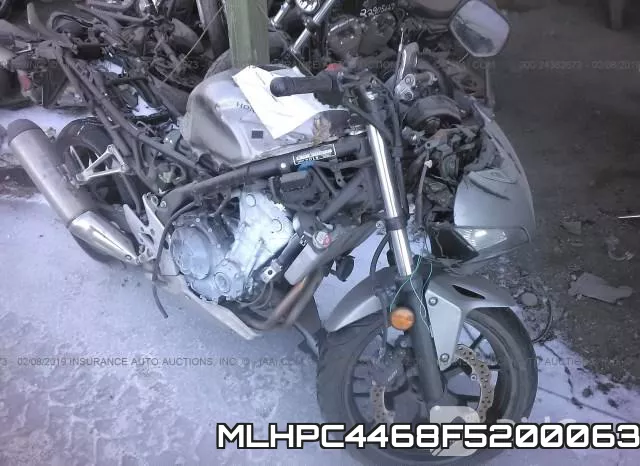 MLHPC4468F5200063 2015 Honda CBR500, R