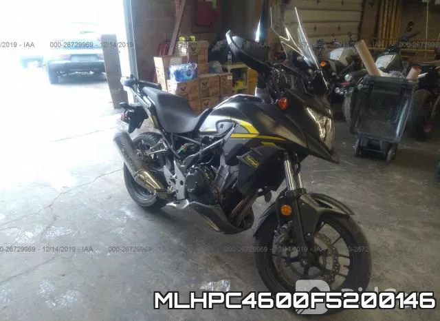 MLHPC4600F5200146 2015 Honda CB500, Xa - Abs