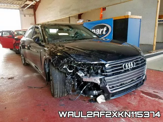 WAUL2AF2XKN115374 2019 Audi A6, Premium Plus