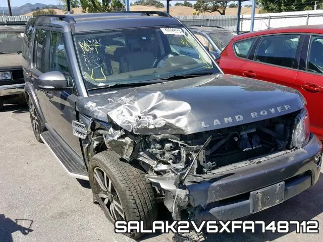 SALAK2V6XFA748712 2015 Land Rover LR4, Hse Luxury