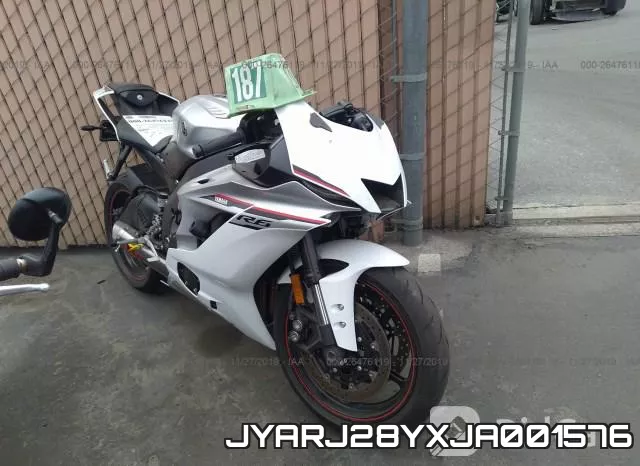 JYARJ28YXJA001576 2018 Yamaha YZFR6, C