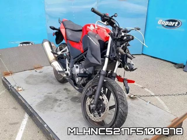 MLHNC5217F5100878 2015 Honda CB300, F