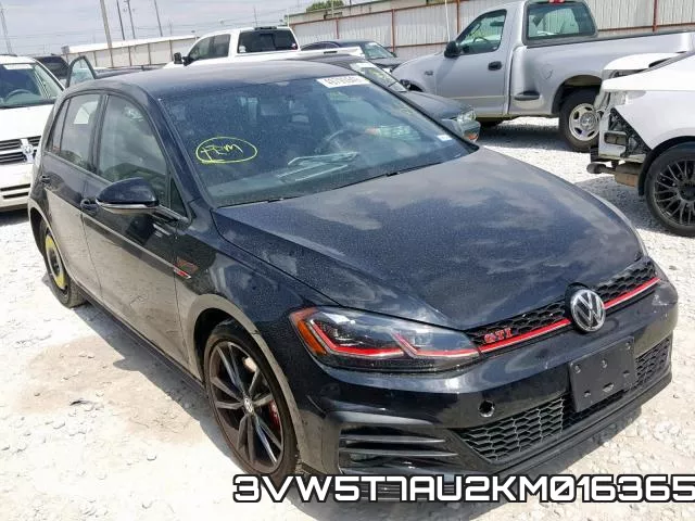 3VW5T7AU2KM016365 2019 Volkswagen Golf GTI,  Autobahn