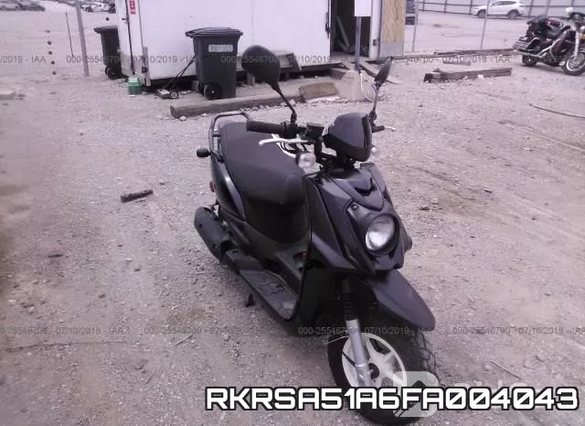 RKRSA51A6FA004043 2015 Yamaha YW50, FX