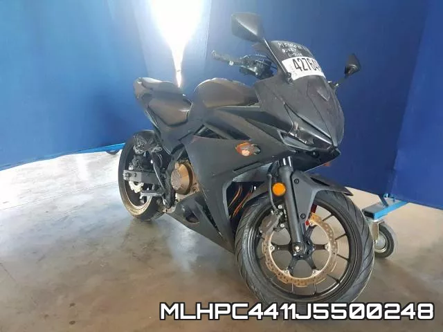 MLHPC4411J5500248 2018 Honda CBR500, R
