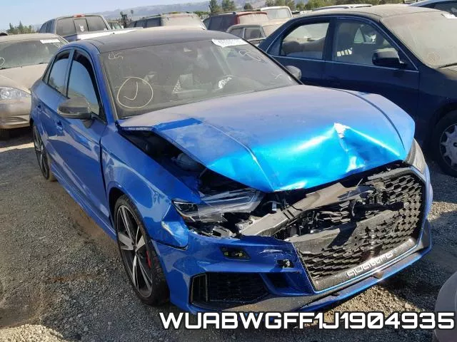 WUABWGFF1J1904935 2018 Audi RS3