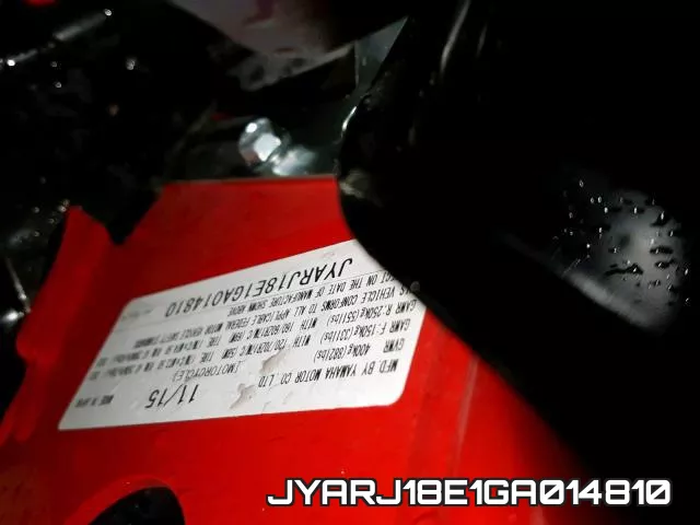 JYARJ18E1GA014810 2016 Yamaha FZ6, R