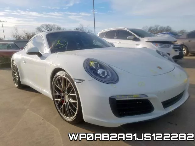 WP0AB2A91JS122282 2018 Porsche 911, Carrera S