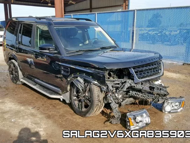 SALAG2V6XGA835903 2016 Land Rover LR4, Hse