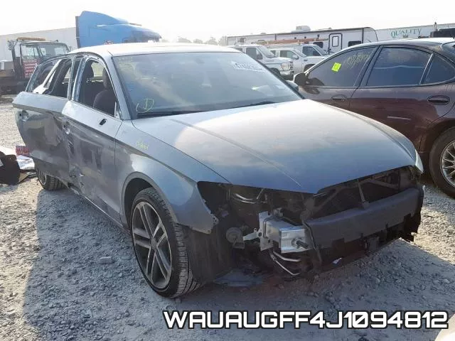 WAUAUGFF4J1094812 2018 Audi A3, Premium