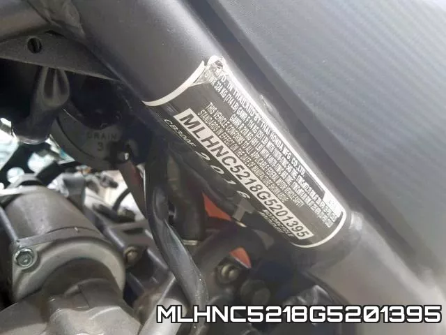 MLHNC5218G5201395 2016 Honda CB300, F