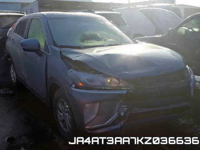 JA4AT3AA7KZ036636 2019 Mitsubishi Eclipse, ES