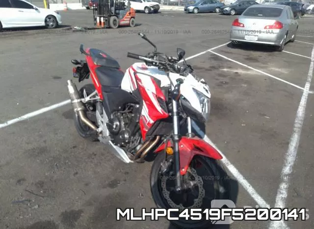 MLHPC4519F5200141 2015 Honda CB500, F