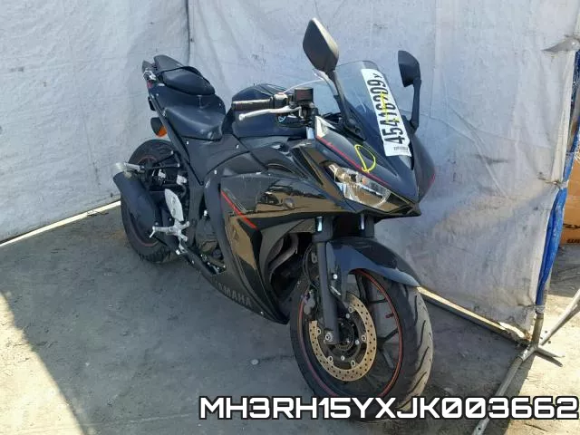 MH3RH15YXJK003662 2018 Yamaha YZFR3, A