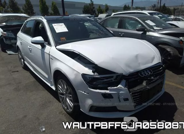 WAUTPBFF6JA058087 2018 Audi A3, E-Tron Premium Plus