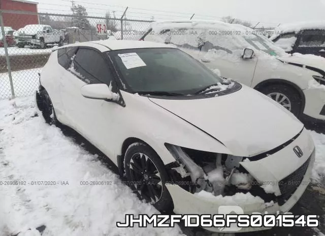 JHMZF1D66FS001546 2015 Honda CR-Z, EX